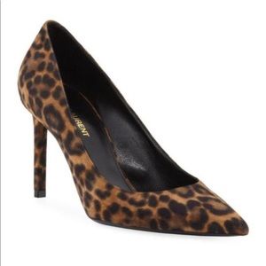BRAND NEW with tags Saint Laurent Anja leopard pump